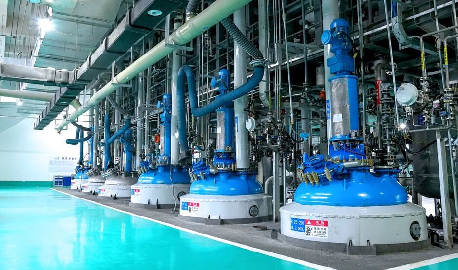 Chemical production workshop for process scale-up