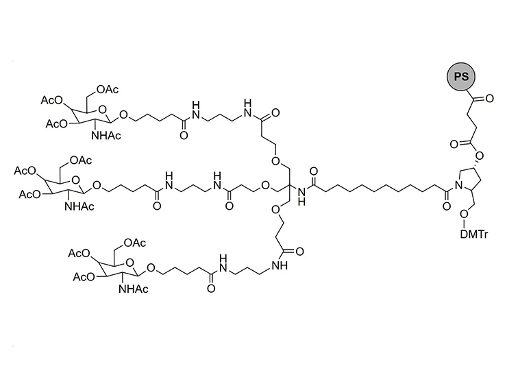 Chemical structure of GalNAc-L96-PS