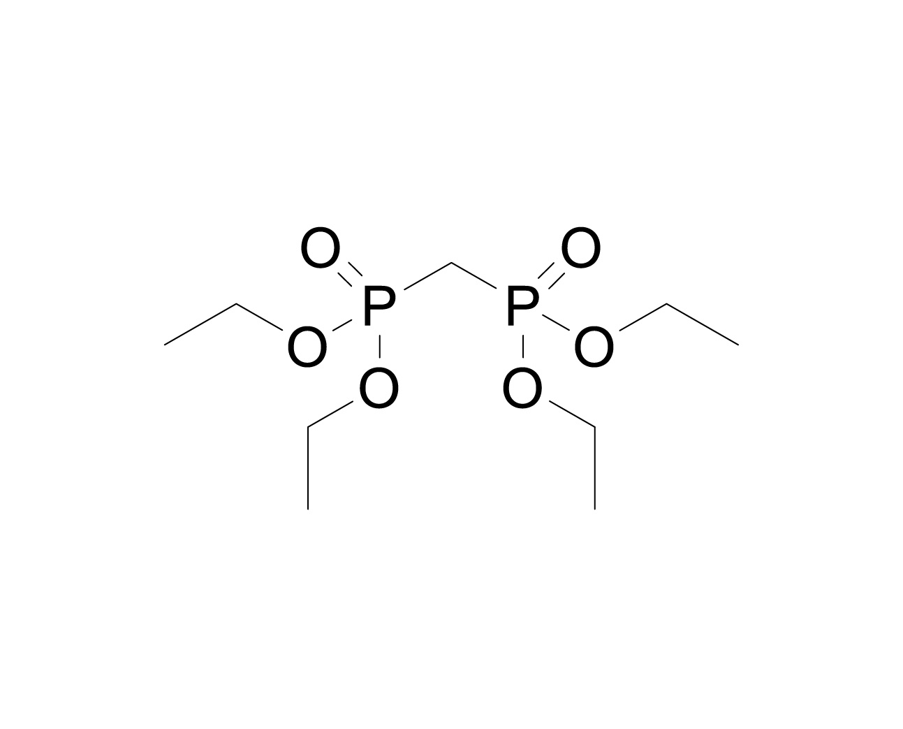 Chemical structure of Tetraethyl methylenebis(phosphonate)