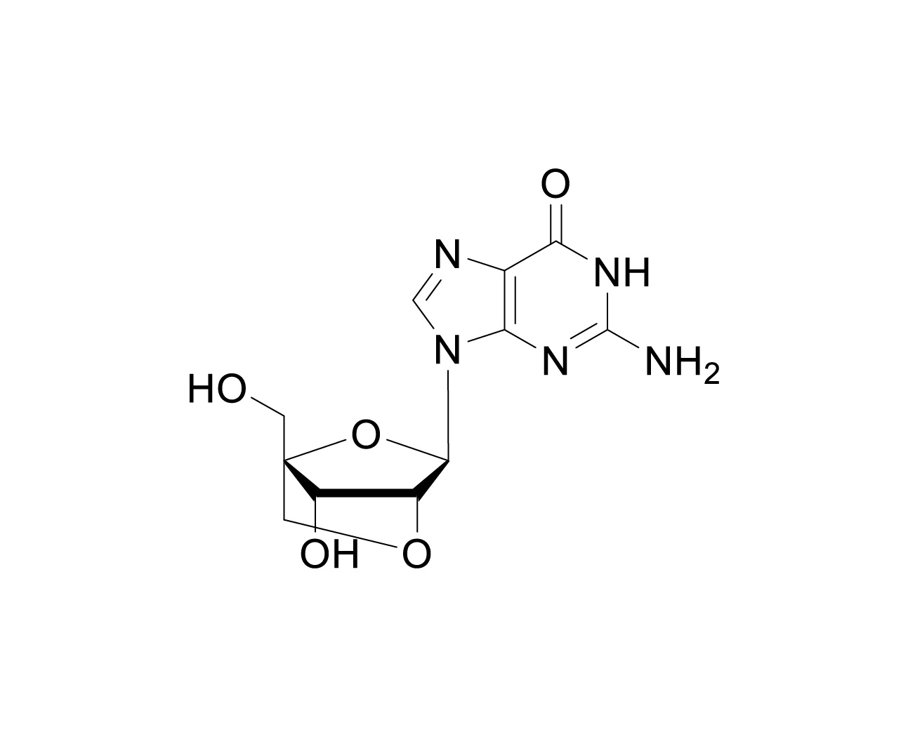 Chemical structure of 2'-O-4'-C-Locked-rG