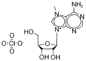 Chemical structure of 7-Methyladenosine perchlorate