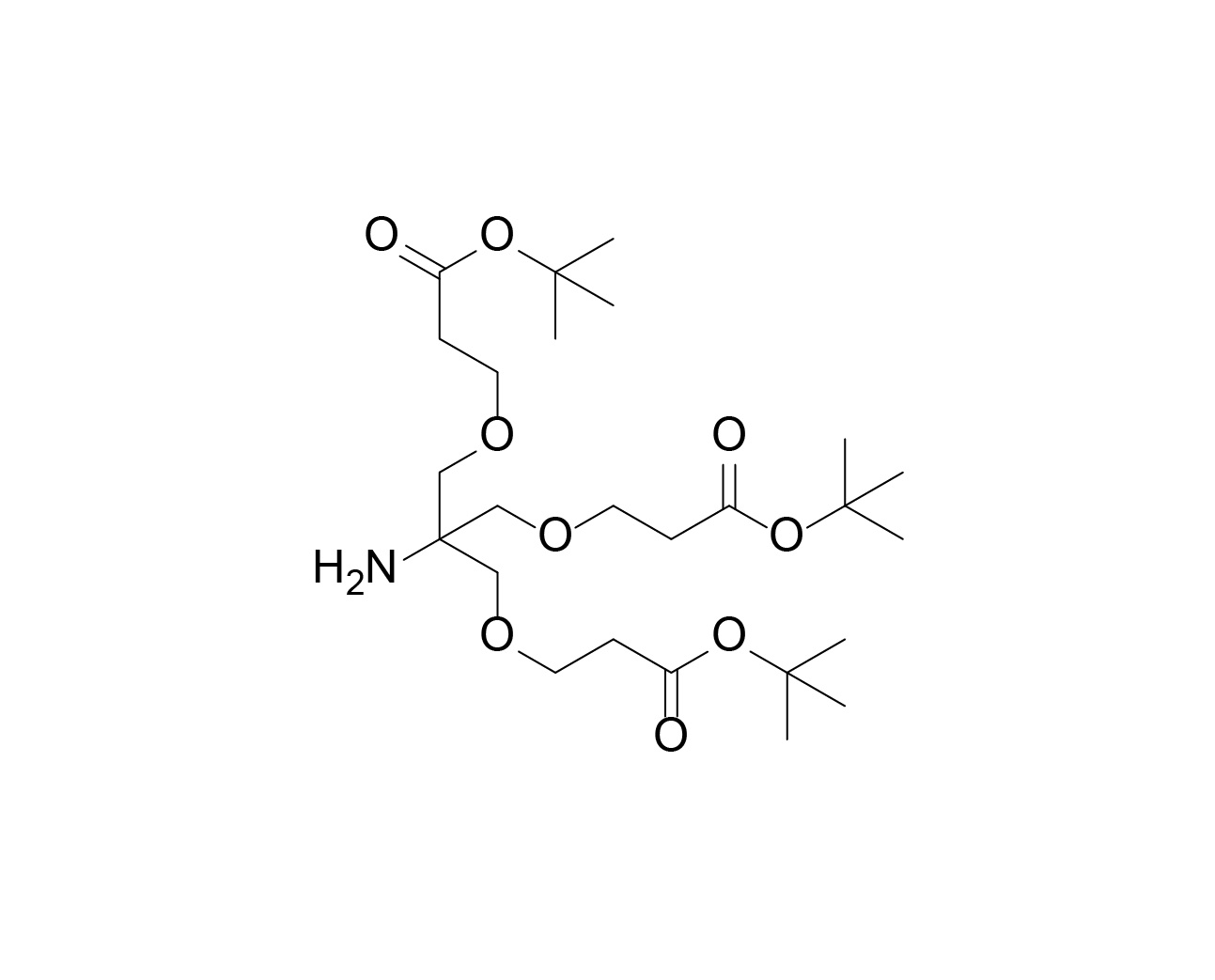Chemical structure of GalNAc-L96-tert-butyl ester